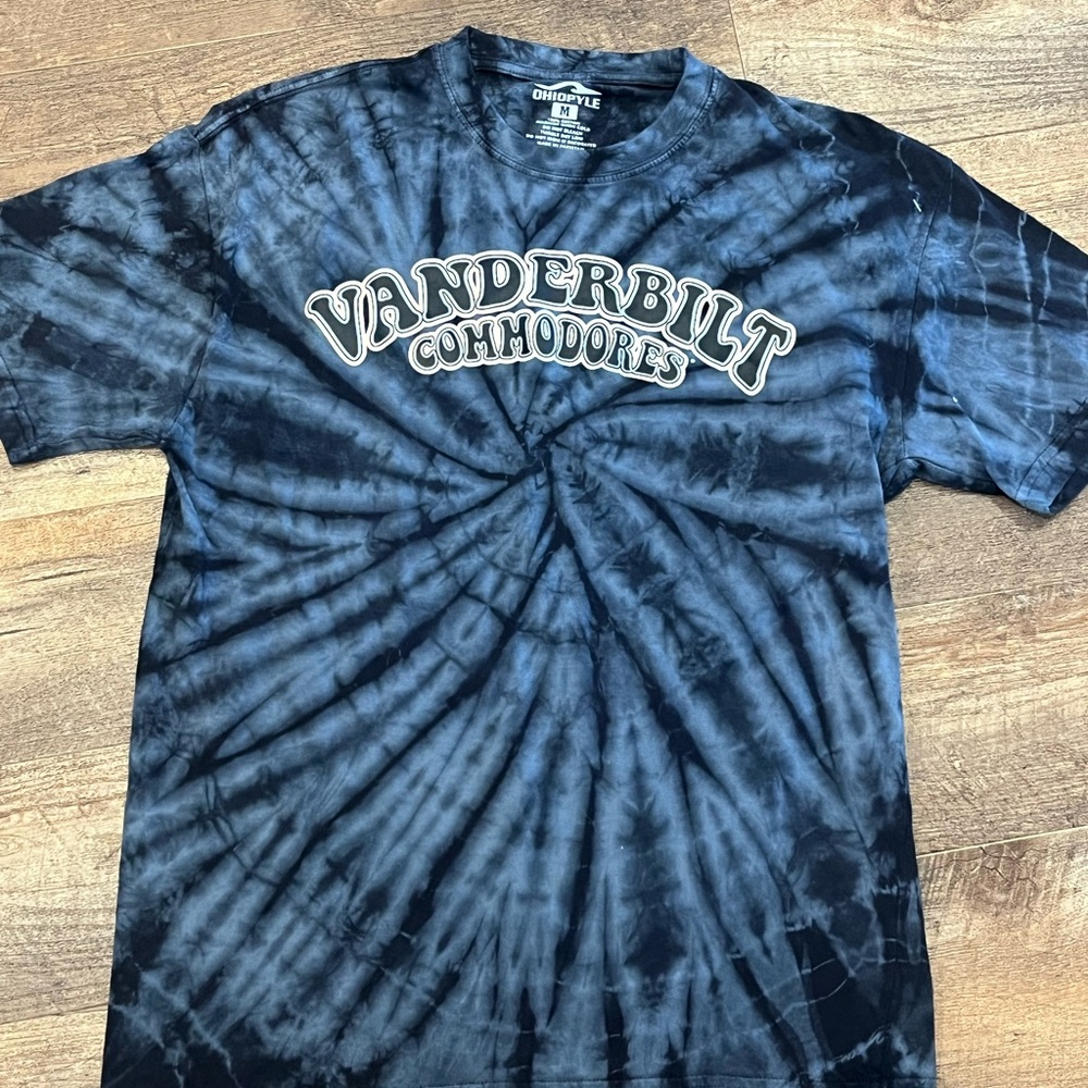 Vanderbilt Commodores Tie-Dye Men's Shirt - Blue